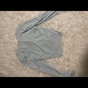 cropped cardigan, rue 21, size xs, light blue